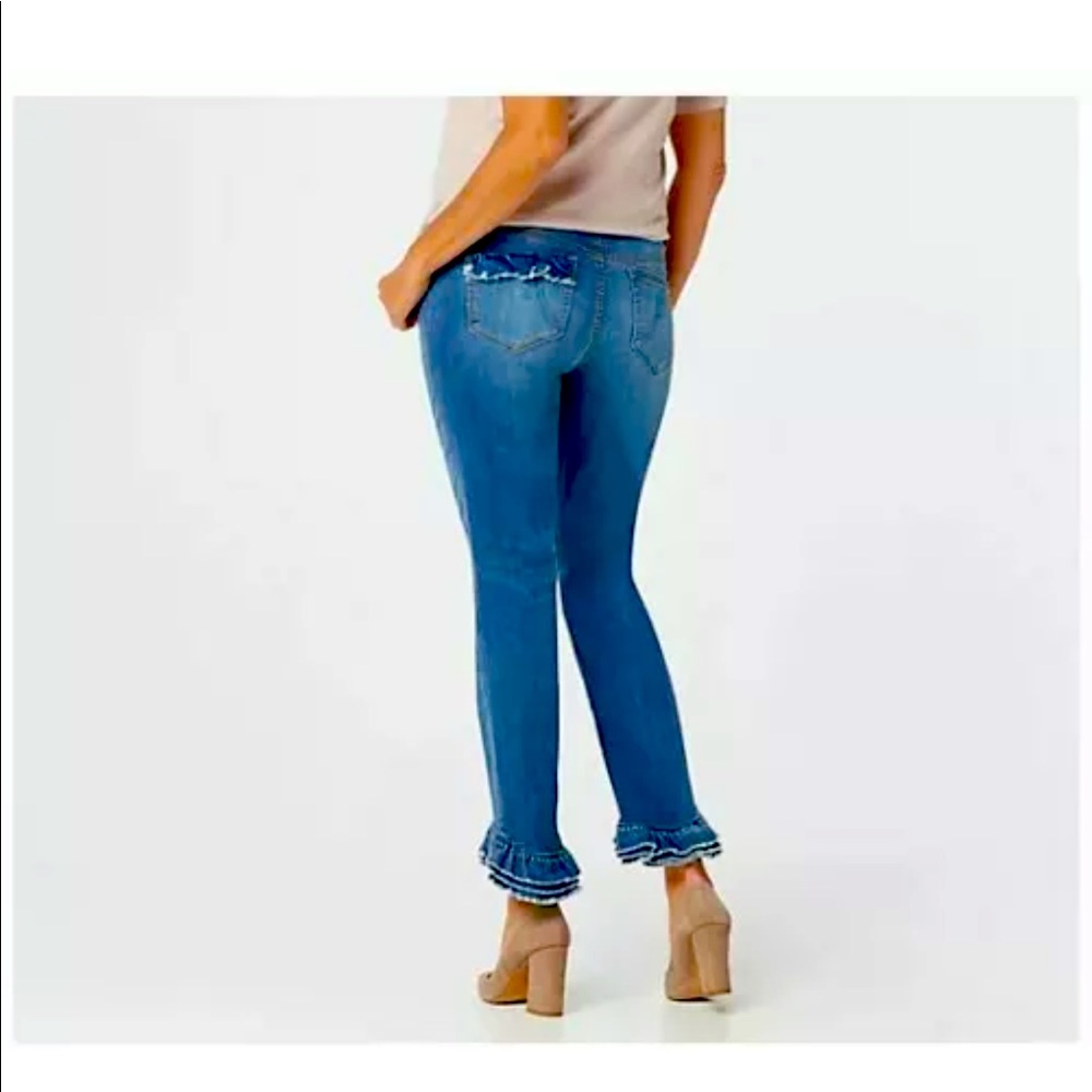 New ruffle Amy Jeans Women with Control